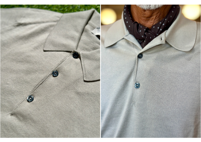 Knitwear :: JOHN SMEDLEY ISIS COTTON POLO SHIRT
