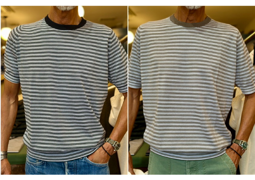 トップス JOHN SMEDLEY BARBLY STRIPED T-SHIRT M トップス JOHN SMEDLEY BARBLY STRIPED T-SHIRT M John Smedley
