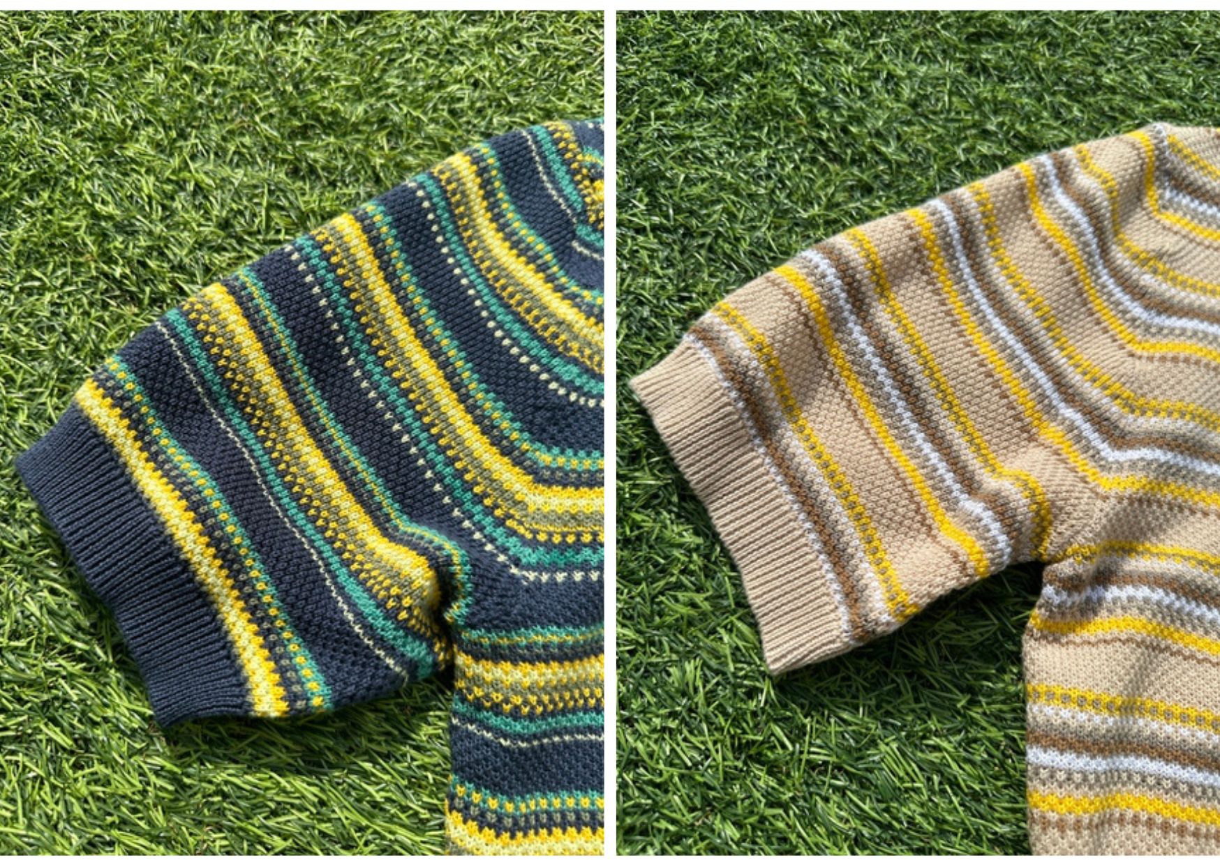 Knitwear :: BAFY Piqué knit cotton border knit