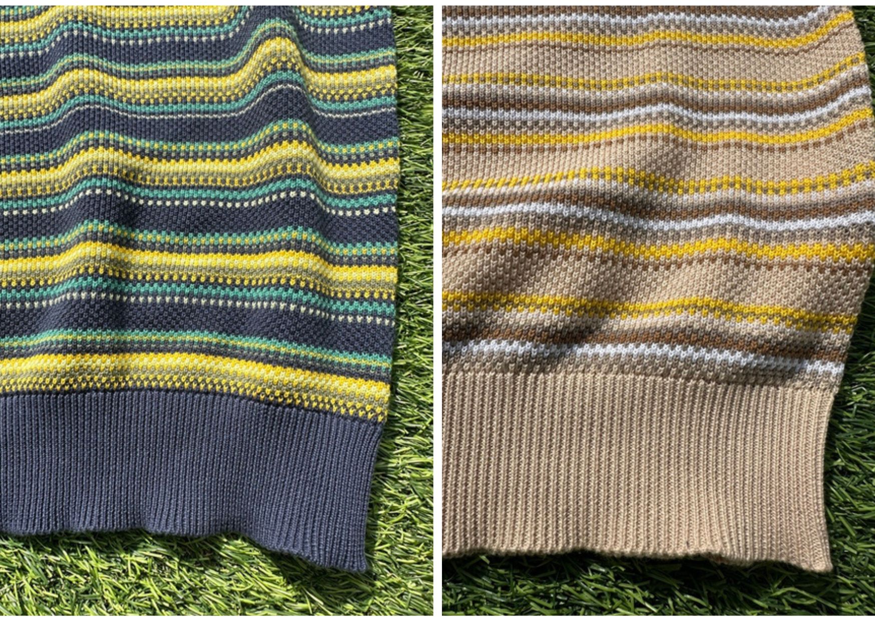 Knitwear :: BAFY Piqué knit cotton border knit
