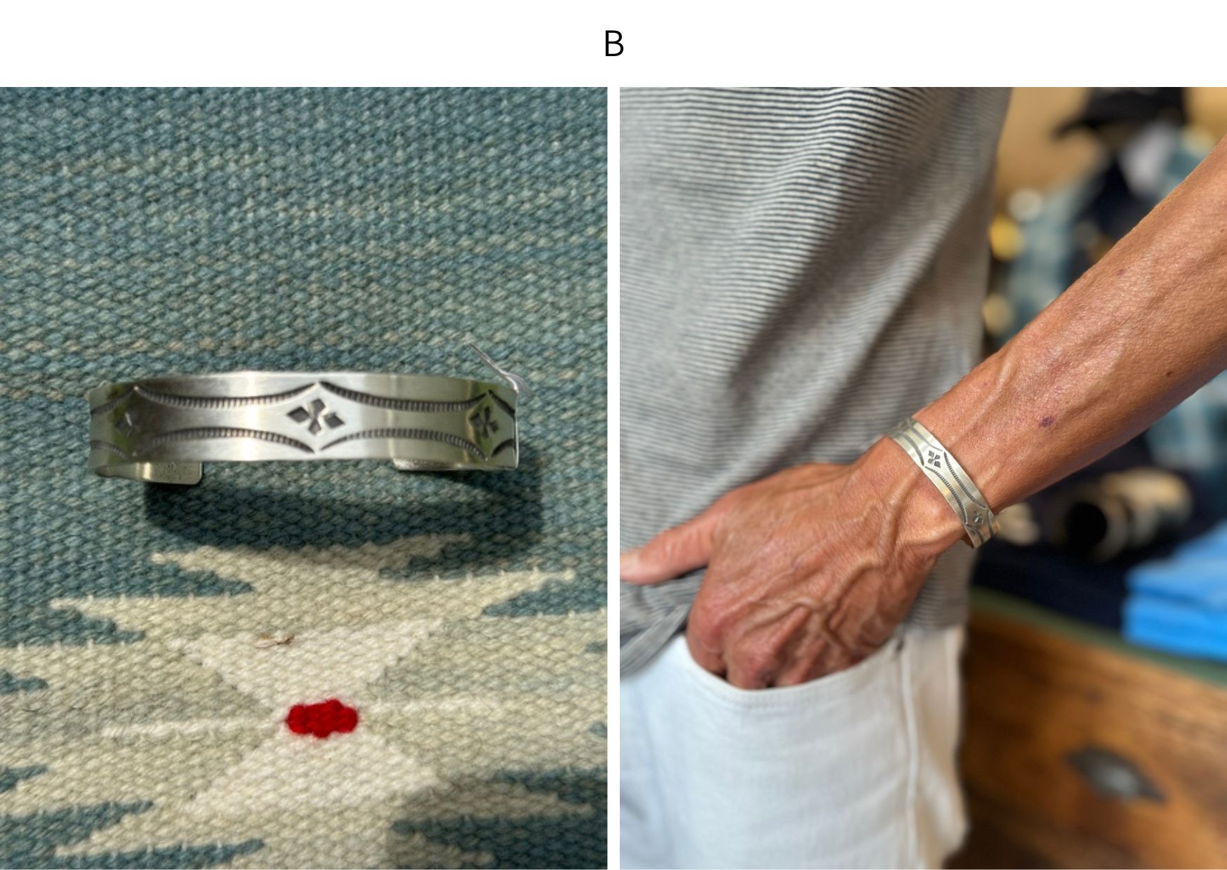 Sterling H シルバーバングル ナバホ　ホピ　ボーイズマーケット Accessories :: Native American Indian Jewelry Navajo Bangle