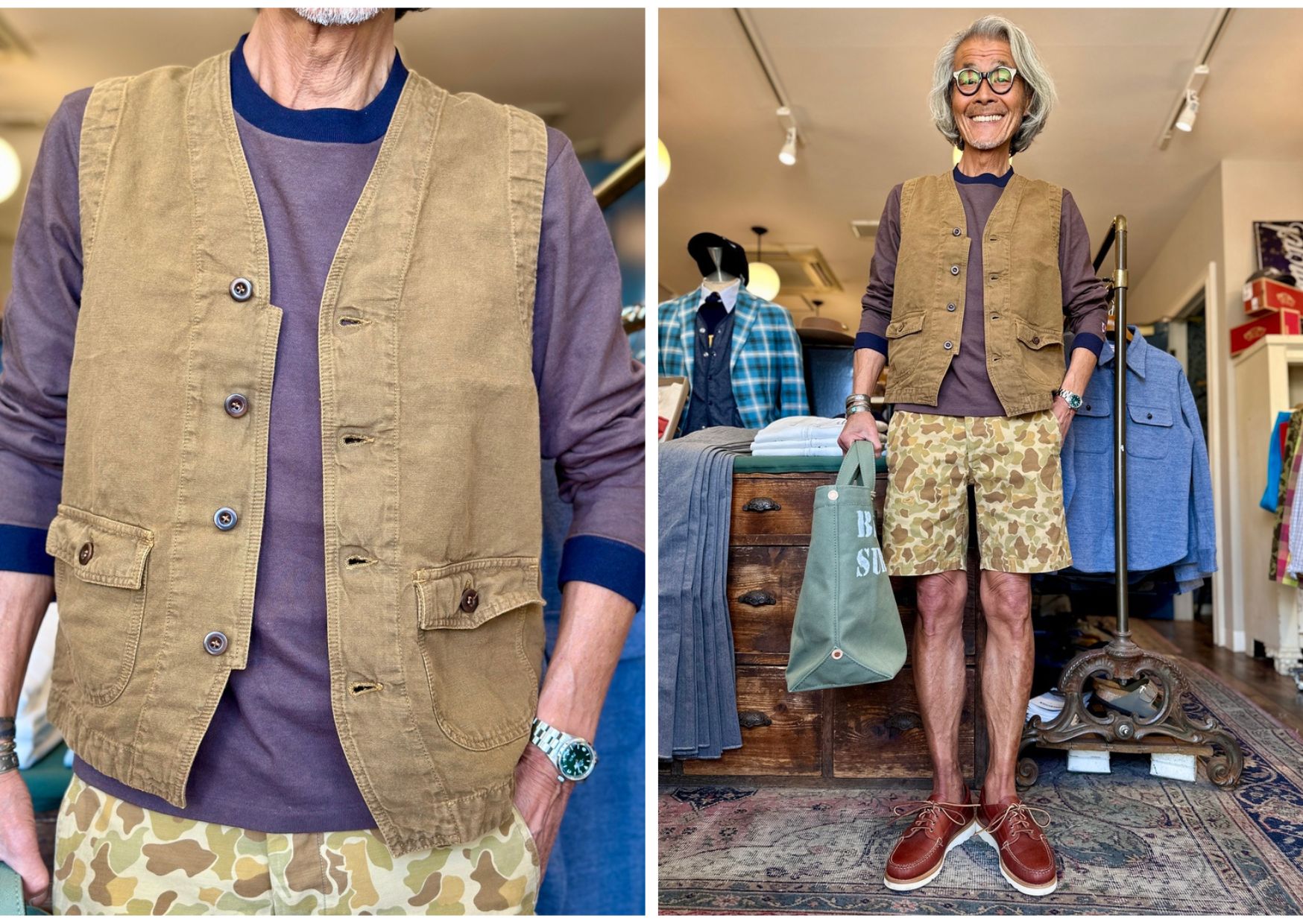 Jacket/Outerwear :: CHESAPEAKE'S Cotton Linen Saint Michel Vest