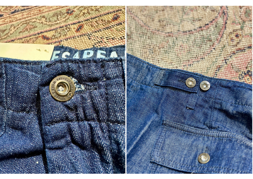 Bottoms :: CHESAPEAKE'S 8.5oz Rinse Wash Selved Denim Baker