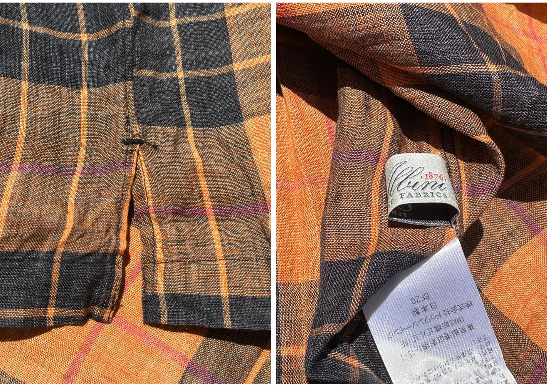 Shirts :: Boys Market Original Dead Stock Albini linen Checked 