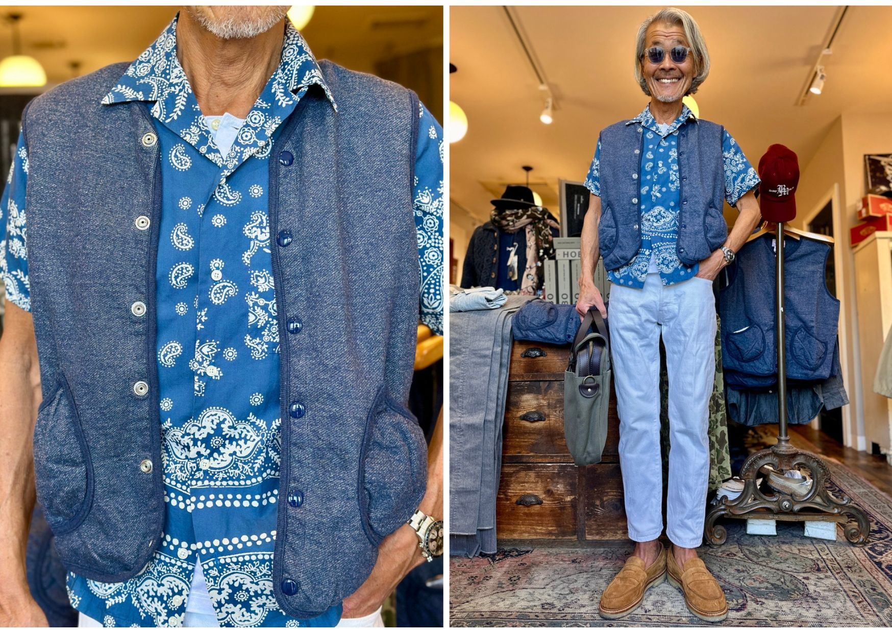 Cutsew/Sweat :: Boys Market Original Denim Sweat Vest
