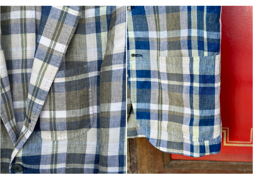 Jacket/Outerwear :: ERRICO FORMICOLA Linen Madras Jacket