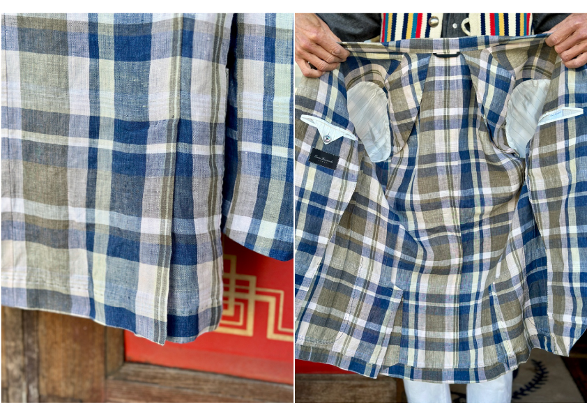 Jacket/Outerwear :: ERRICO FORMICOLA Linen Madras Jacket