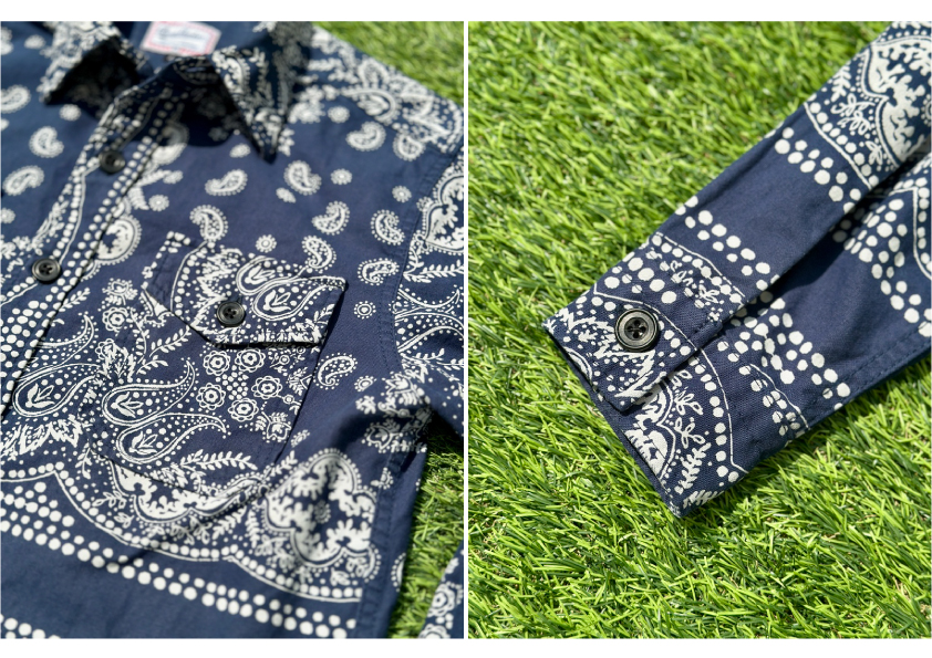 Jacket/Outerwear :: Le meilleur Cotton Linen Bandana Fabric CPO