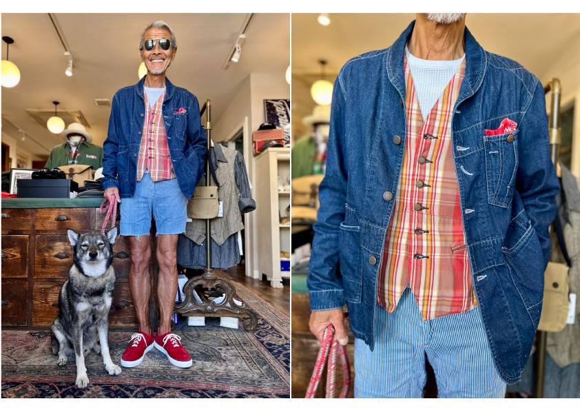 Jacket/Outerwear :: Le meilleur Cotton Linen Denim Coveralls