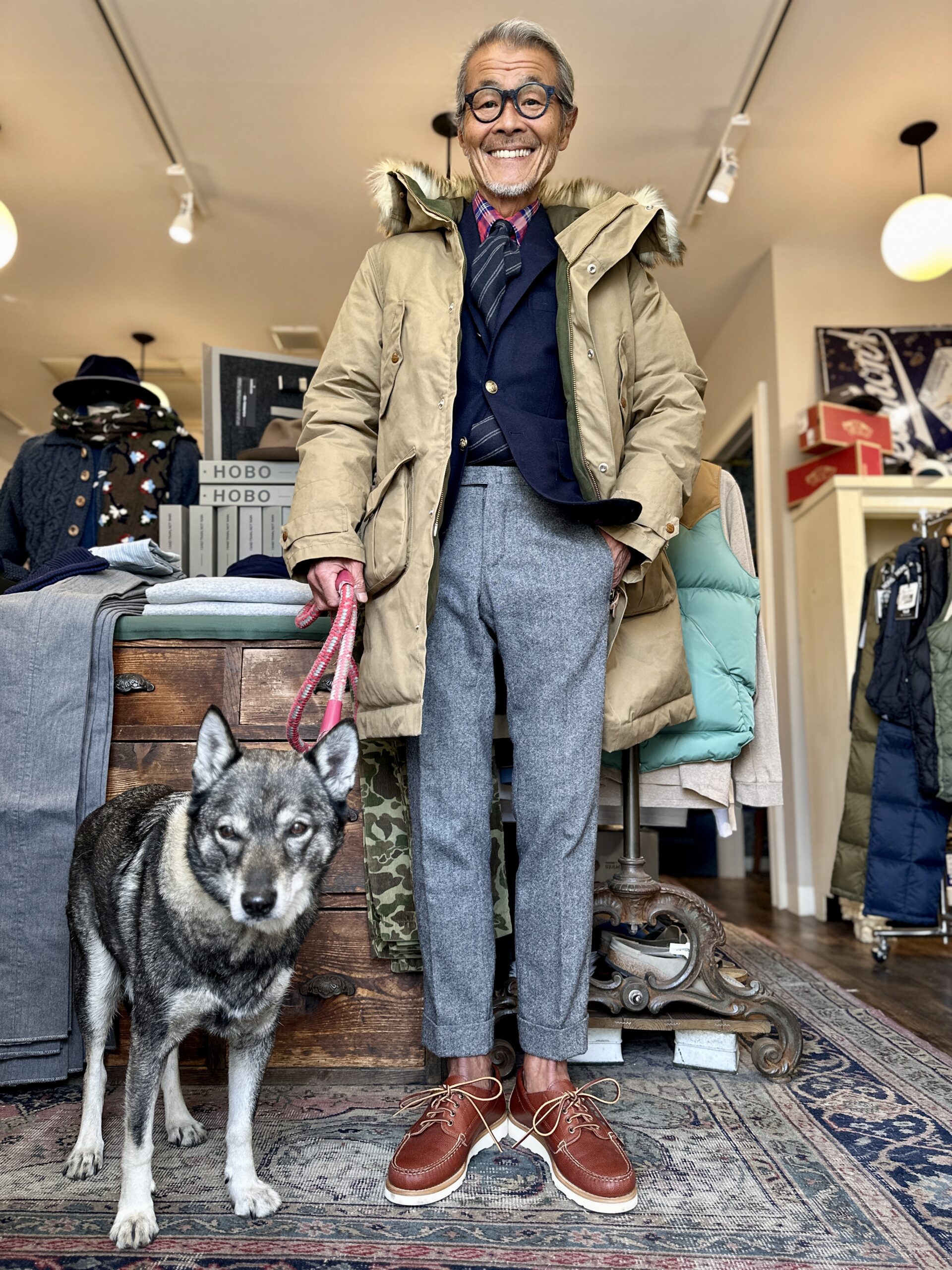 初日の出、初詣と新しい年明けに新しいコートで臨まれるのも如何で